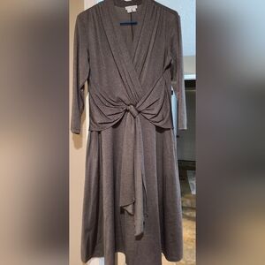 London Times a line dress 12 sparkly brown